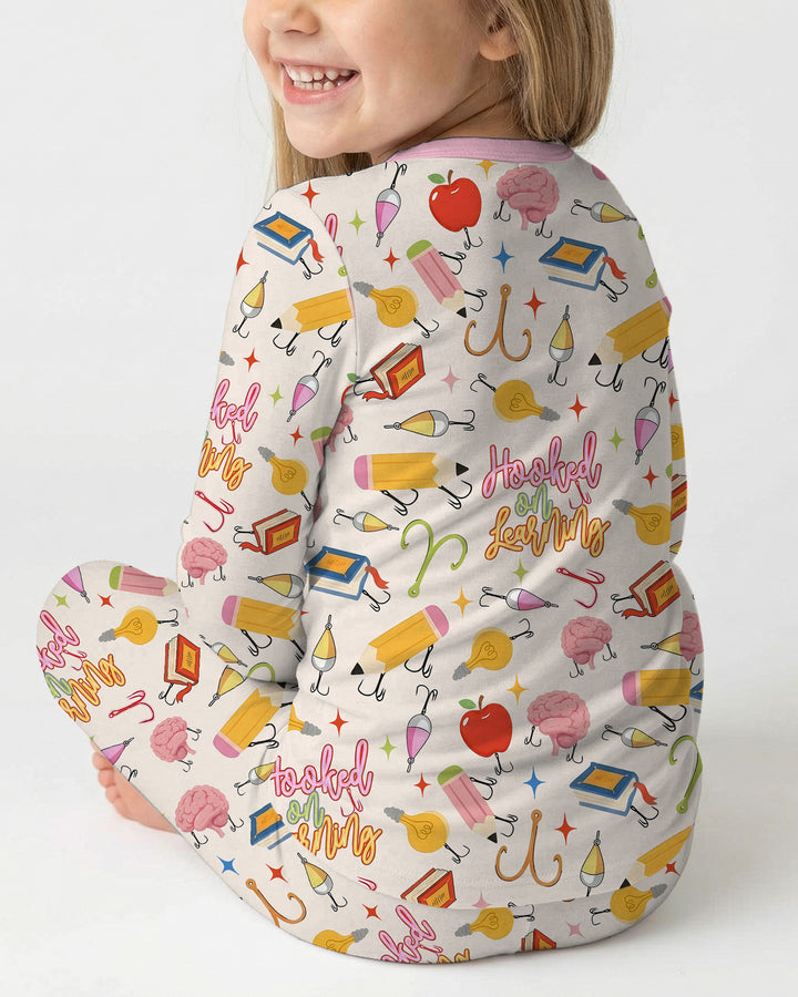 Template Bamboo Two Piece Long Sleeve Pyjamas Set