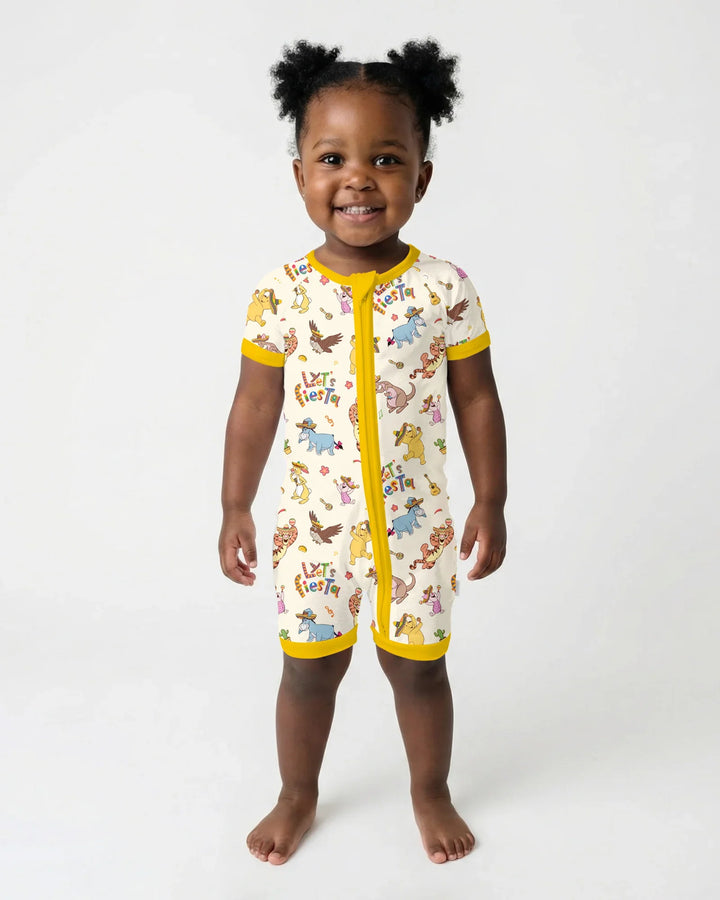Let's Fiesta Bamboo Shorty Zippy