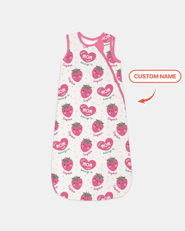 Custom Name Best Mom Ever Belongs to Custom Bamboo Sleep Bag