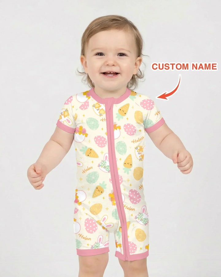 Retro Easter Bamboo Shorty Zippy