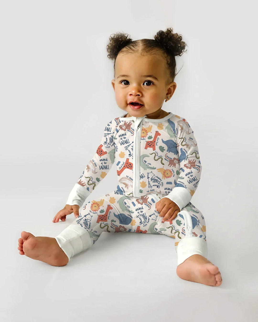 Funny African Animals Bamboo Convertible Zippy