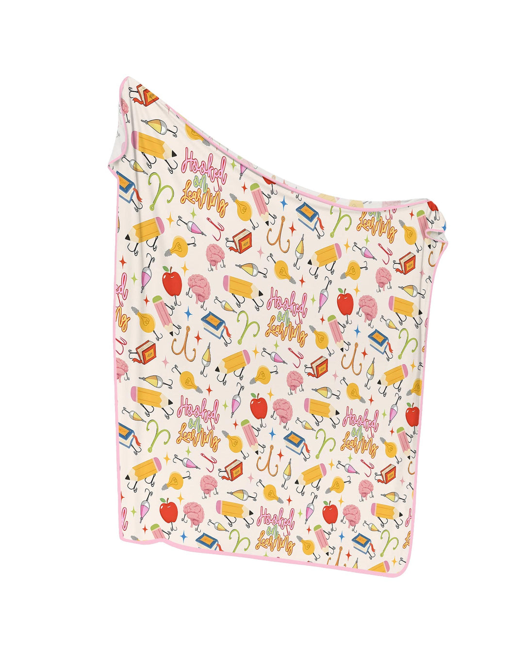Hooked on Learning Bamboo Blanket