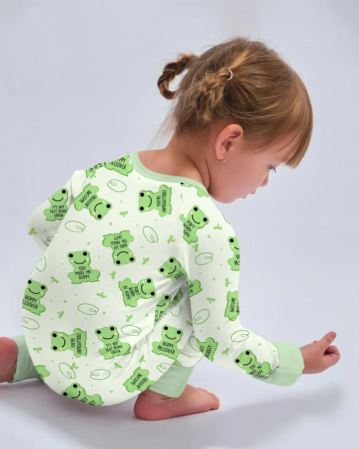 Marzipan Passover Conversation Frogs Bamboo Convertible Zippy