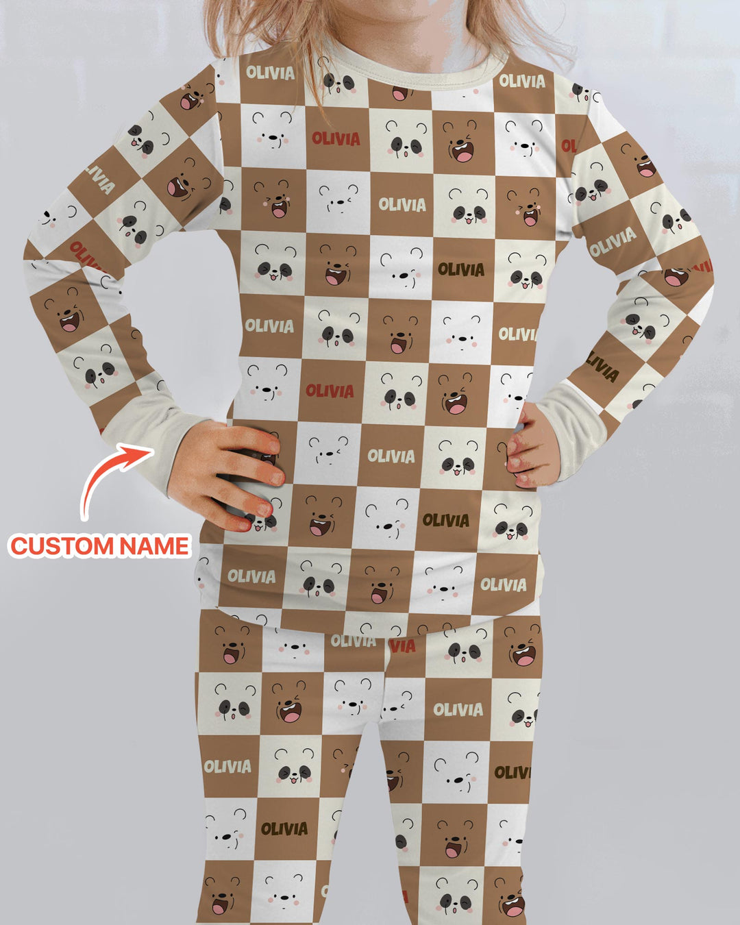 I Am Baby Bears Bamboo Two Piece Long Sleeve Pajama Set
