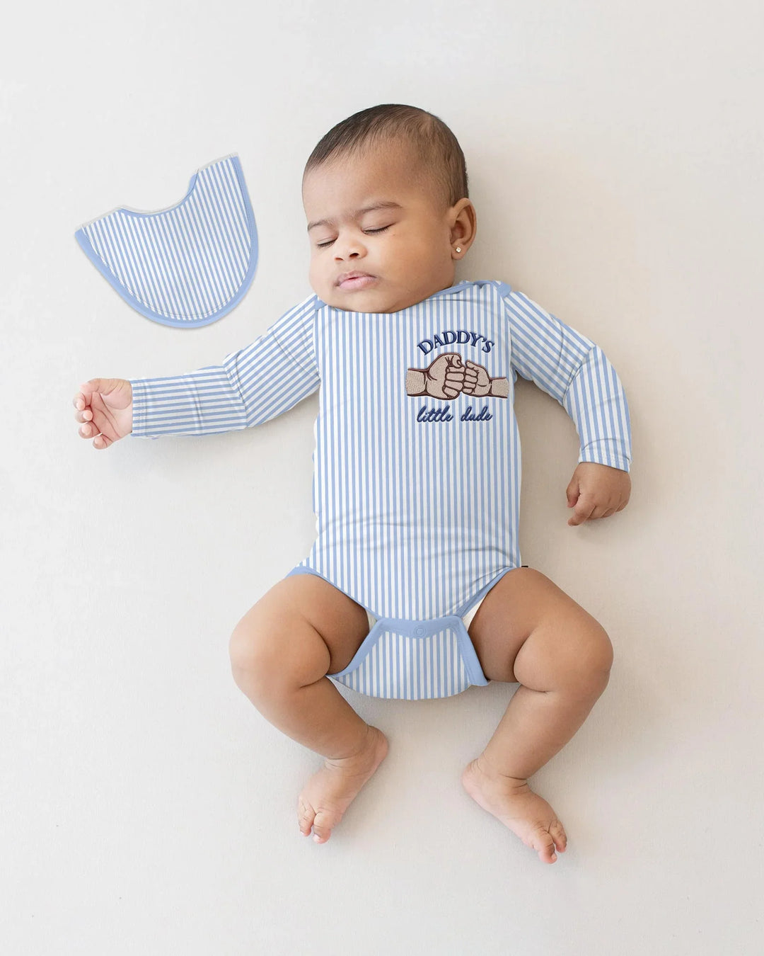 Embroidered Daddy's Little Bamboo Bodysuit