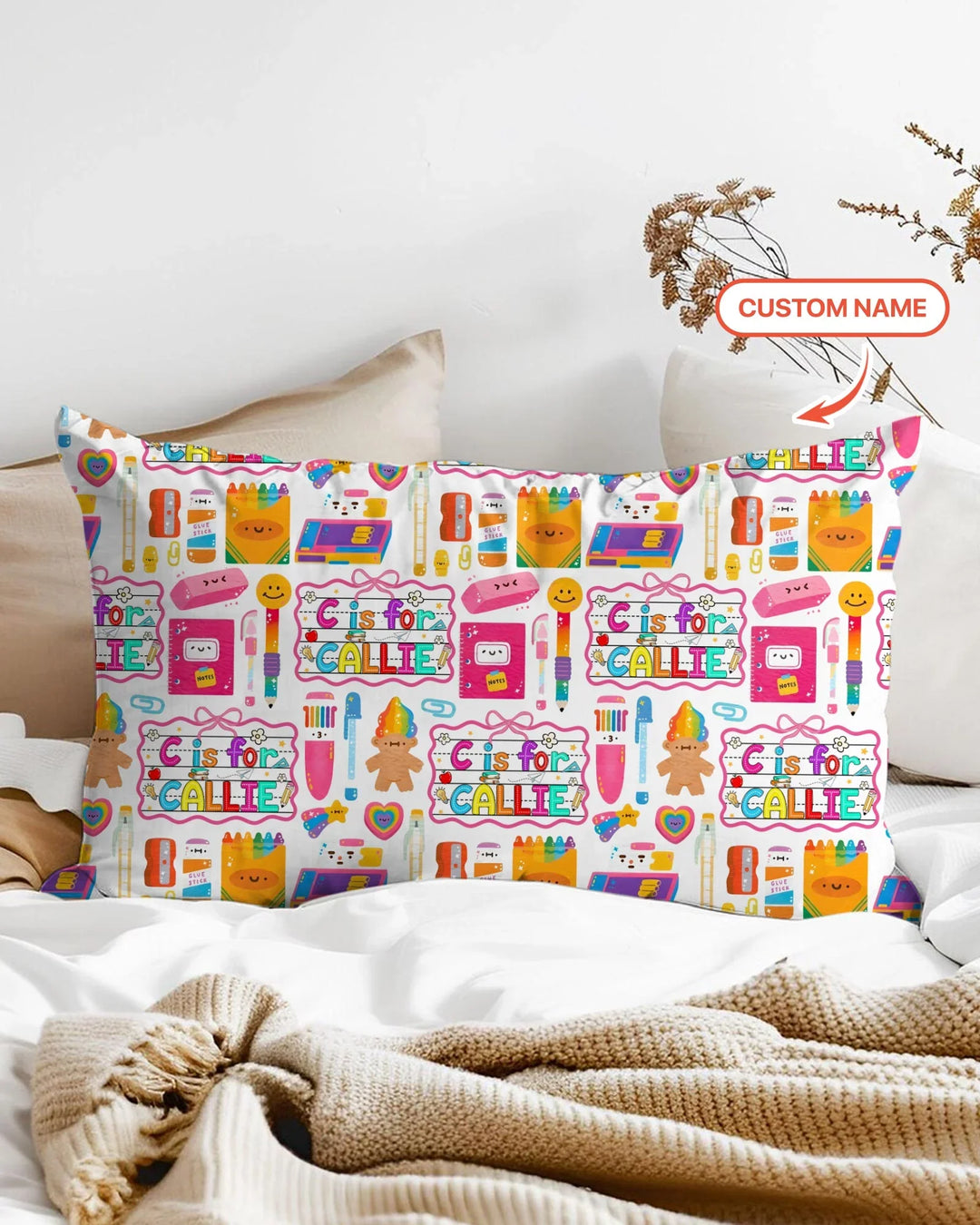 Custom Name Classroom Cuties Bamboo Pillow Case
