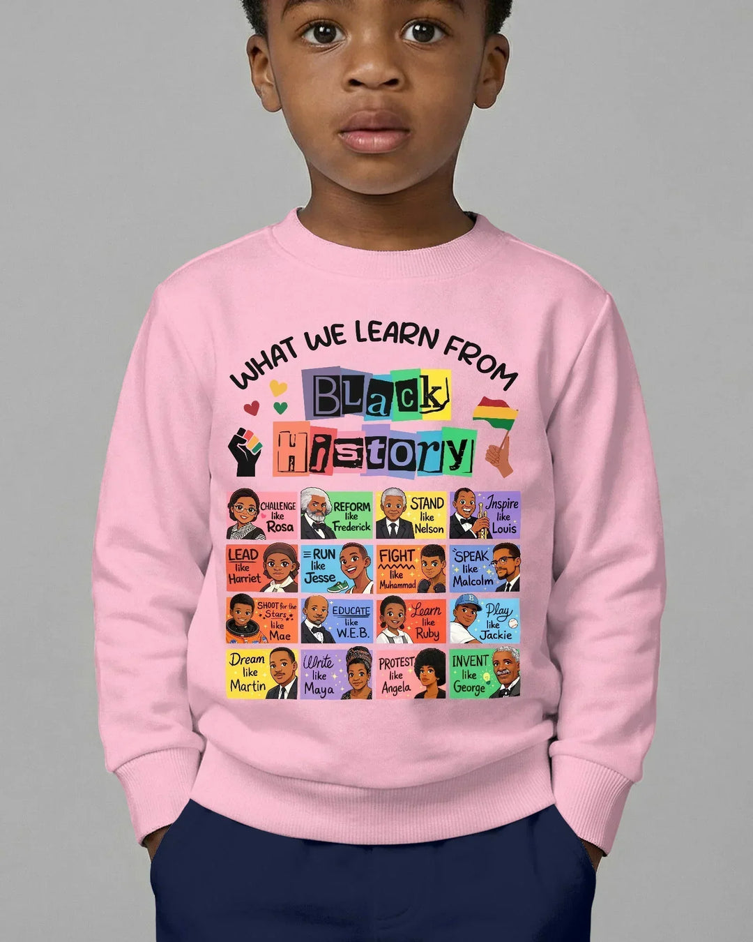 Black Month History Bamboo Crewneck Sweatshirt