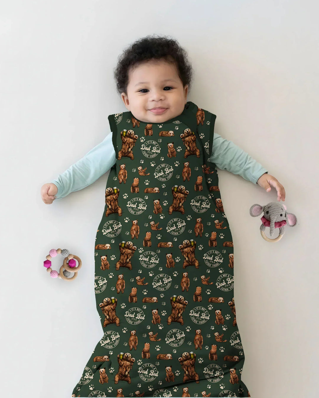 Daddy Bear It's Not A Dad Bod Bamboo Sleep Bag
