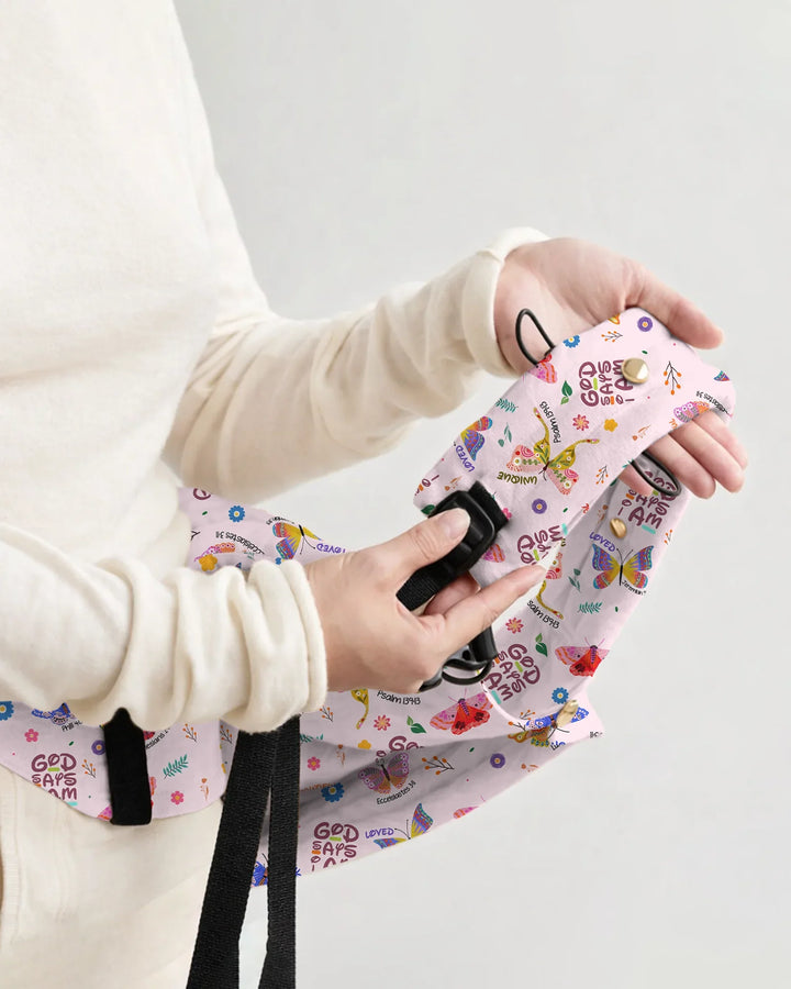 God Says I Am Butterfly Baby Carrier