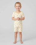 Template Bamboo Two Piece Short Sleeve Shorts Pyjamas Set
