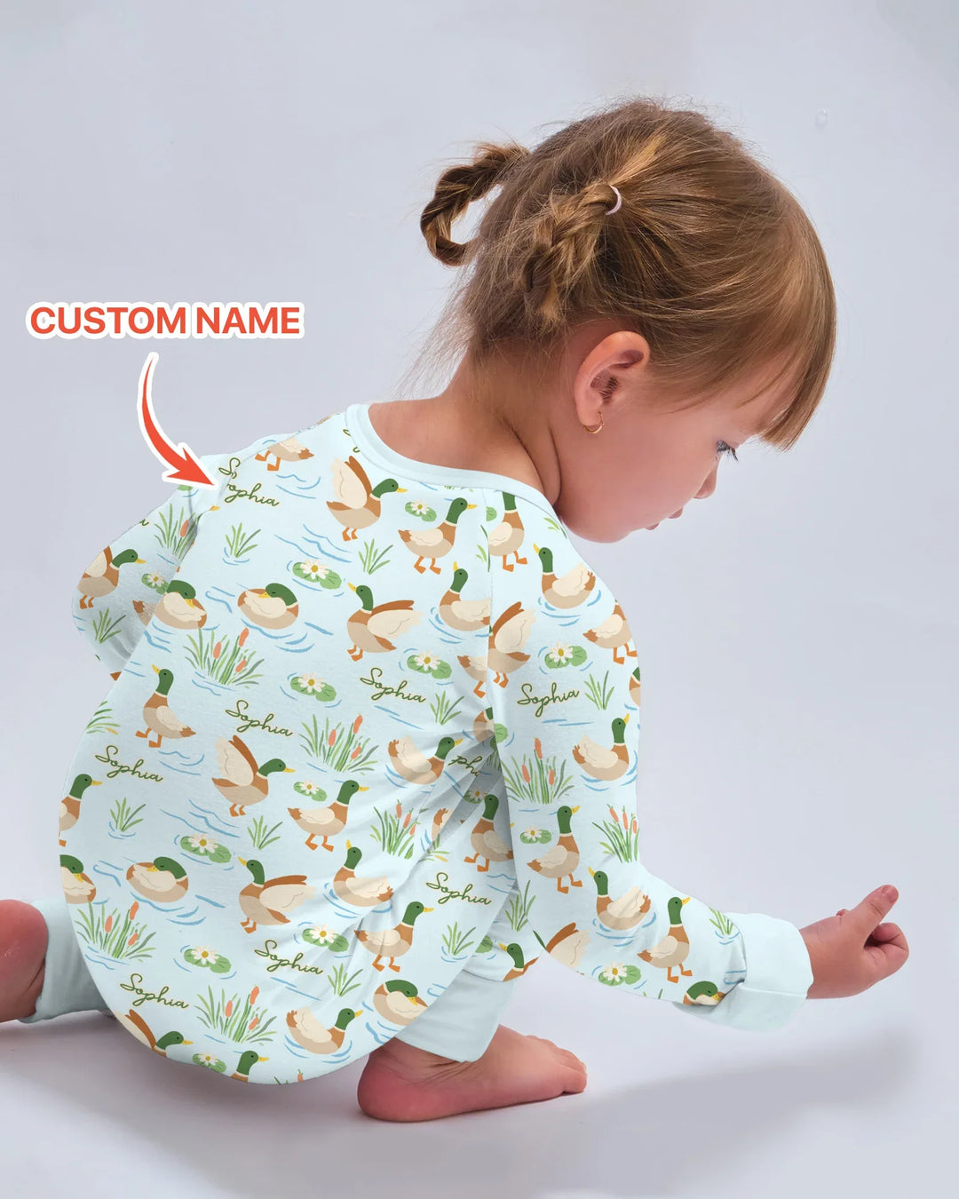 Personalized Mallard Duck Bamboo Convertible Zippy