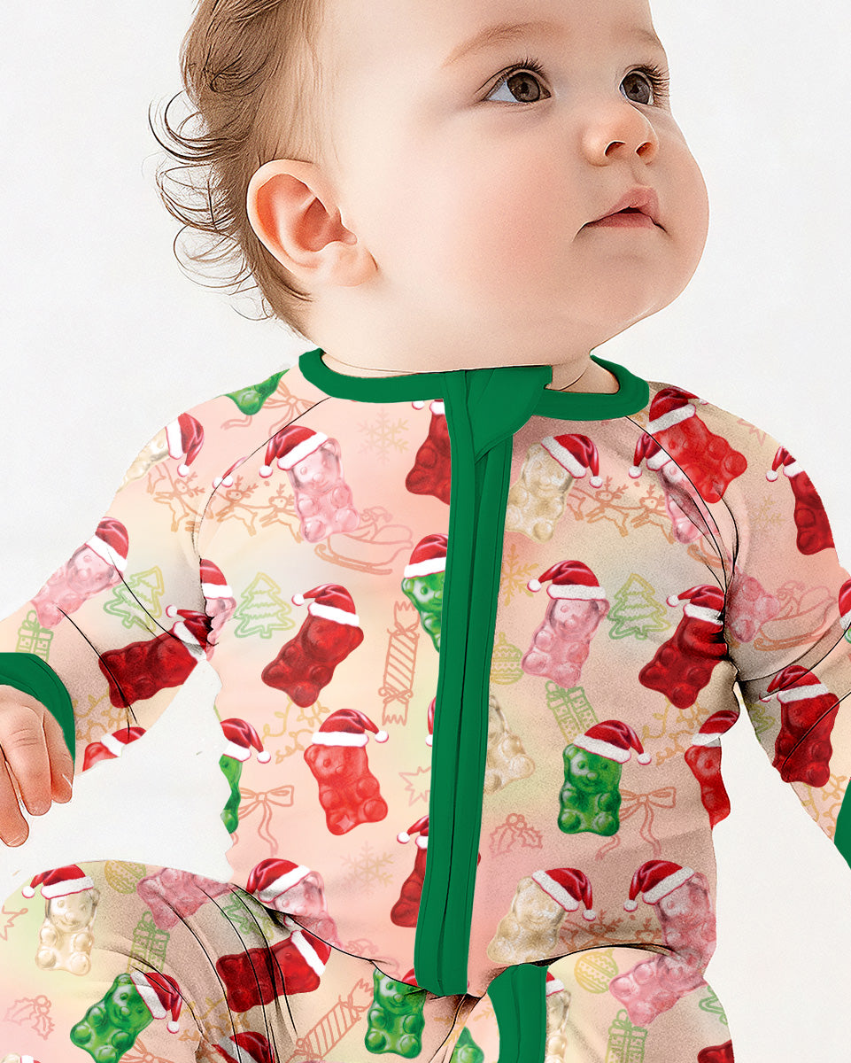 Gummy Bear Santa Christmas Bamboo Convertible Zippy