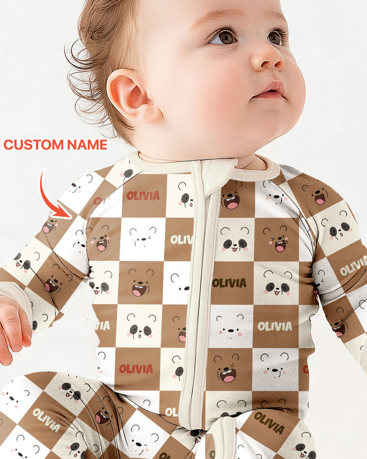 I Am Baby Bears Bamboo Convertible Zippy