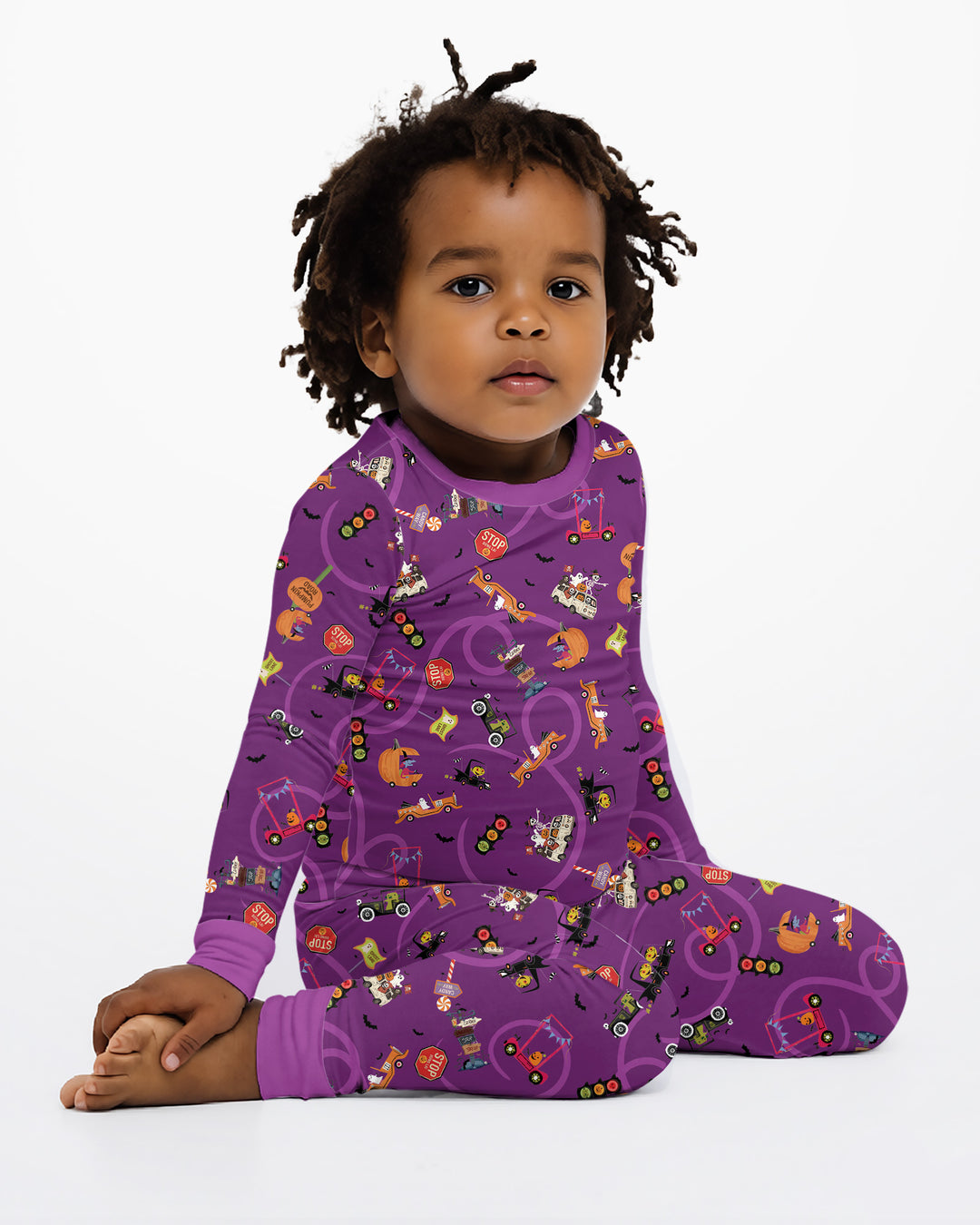 Trick or Treat Bamboo Two Piece Long Sleeve Pajama Set