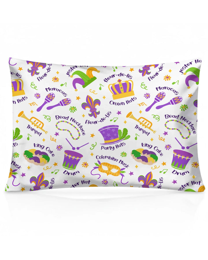 Mardi Gras Family Matching Bamboo Pillow Case