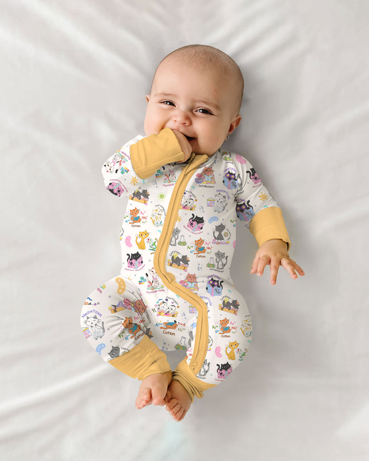 Funny Cat Love Scientist Bamboo Convertible Zippy