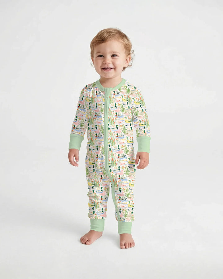 Whimsical Mallard Duck Bamboo Convertible Zippy