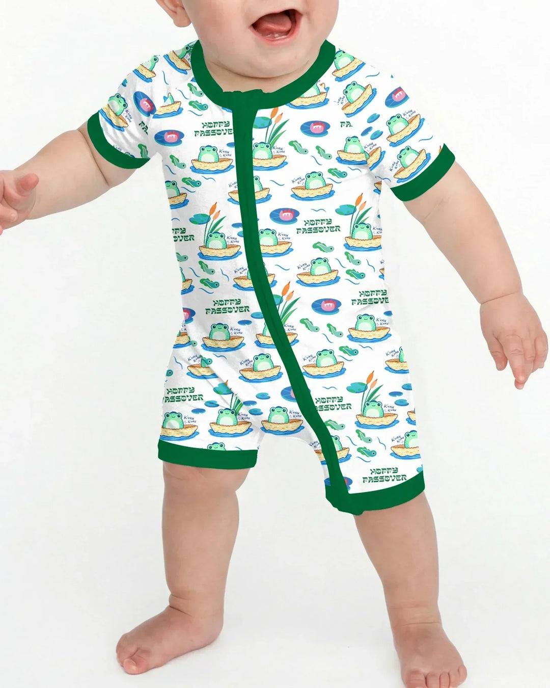Hoppy Passover Family Matching Bamboo Shorty Zippy