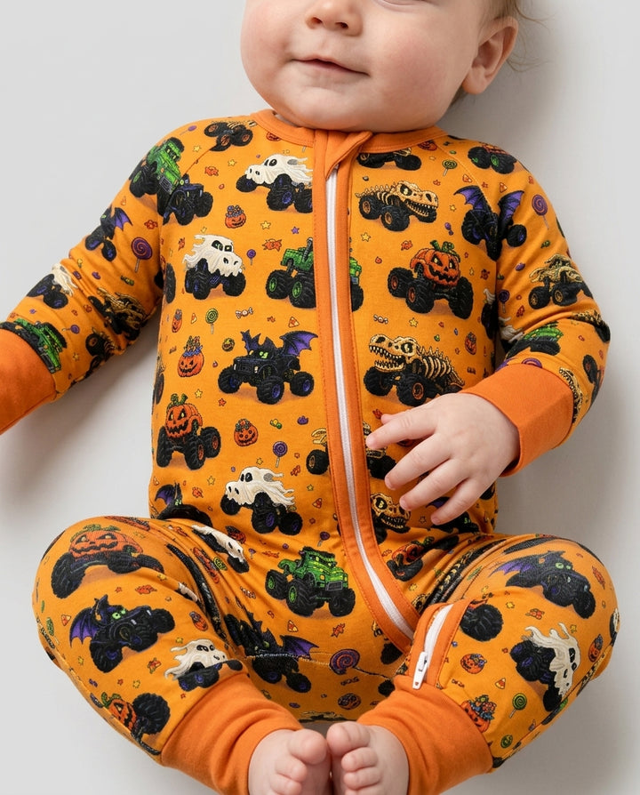 Spooky Monster Truck Bamboo Convertible Zippy