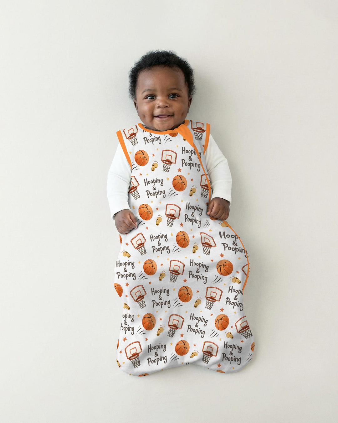 Funny Basketball Hooping & Pooping Bamboo Sleep Bag