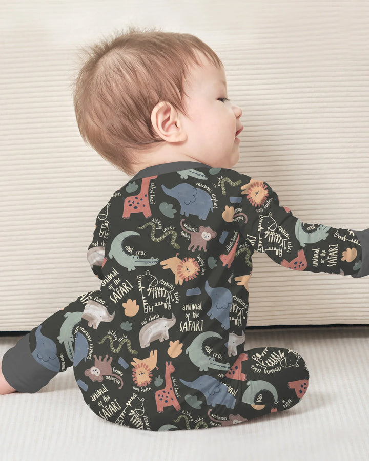Funny African Animals Bamboo Convertible Zippy