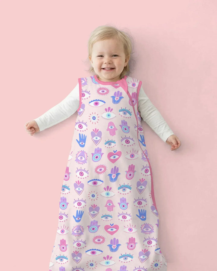 Hamsa Heart Guardians Family Matching Bamboo Sleep Bag