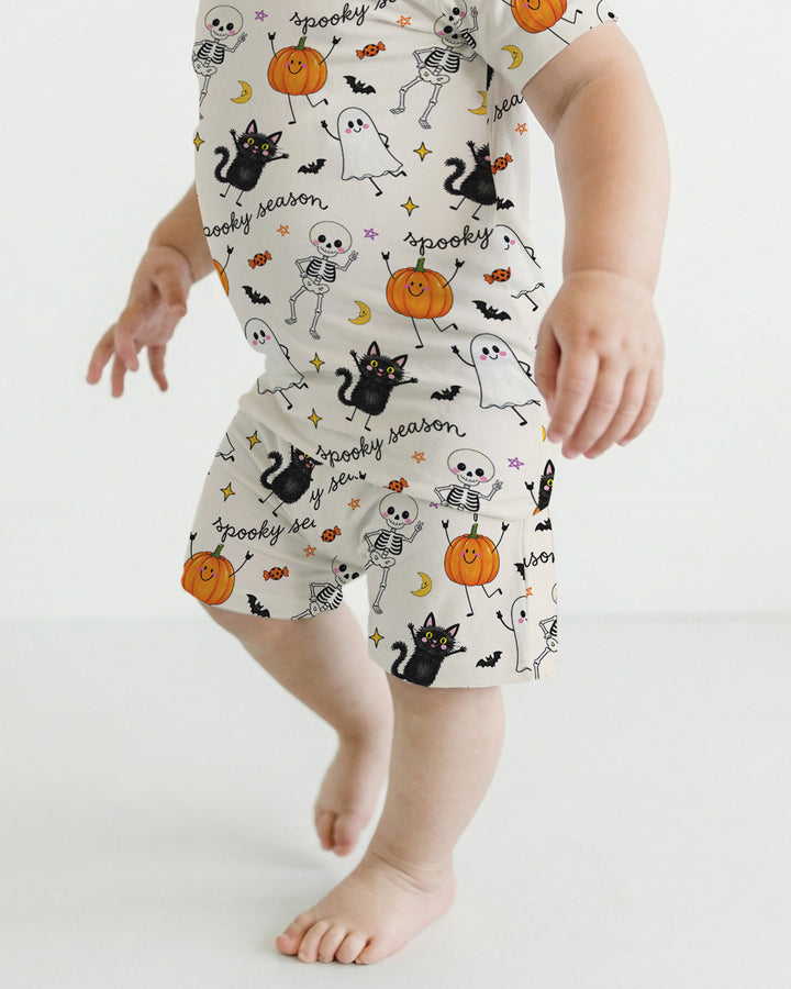 Template Bamboo Two Piece Short Sleeve Shorts Pyjamas Set