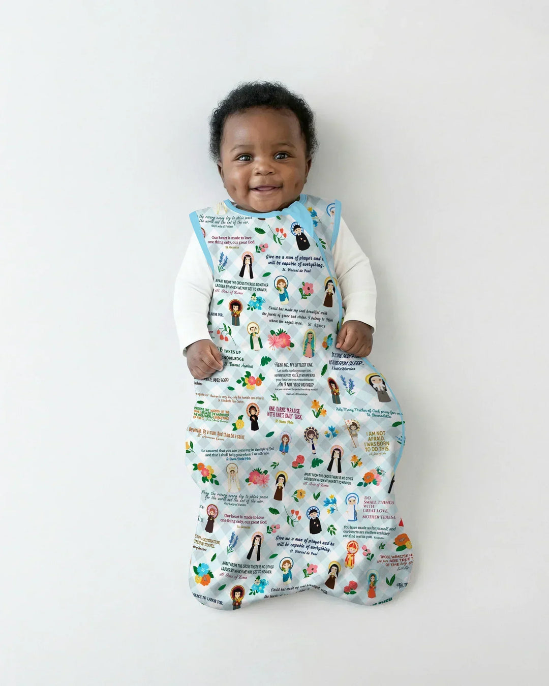 Catholic Saint Quotes Bamboo Sleep Bag