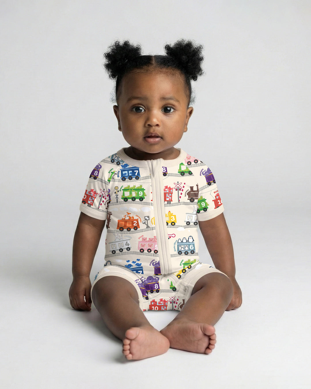 Color Train Bamboo Shorty Zippy