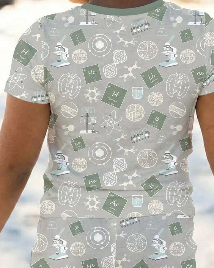 A Moment Of Science Bamboo Two Piece Short Sleeve Pajama Set