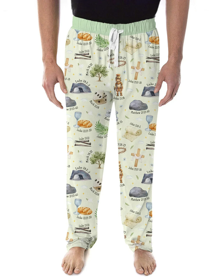 He Is Risen Family Matching Bamboo Men's Pajama Set