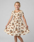 Floral Fall Give Thanks To The Lord Bamboo Twirl Dress