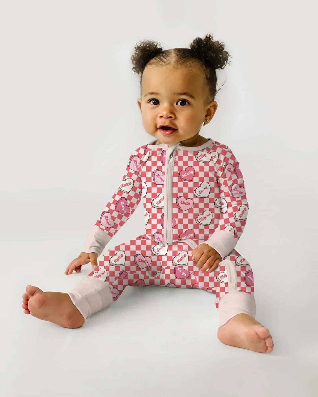 Valentine in Hearts Bamboo Convertible Zippy