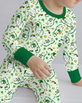 St. Patrick's Day Silly Goose Bamboo Two Piece Long Sleeve Pajama Set