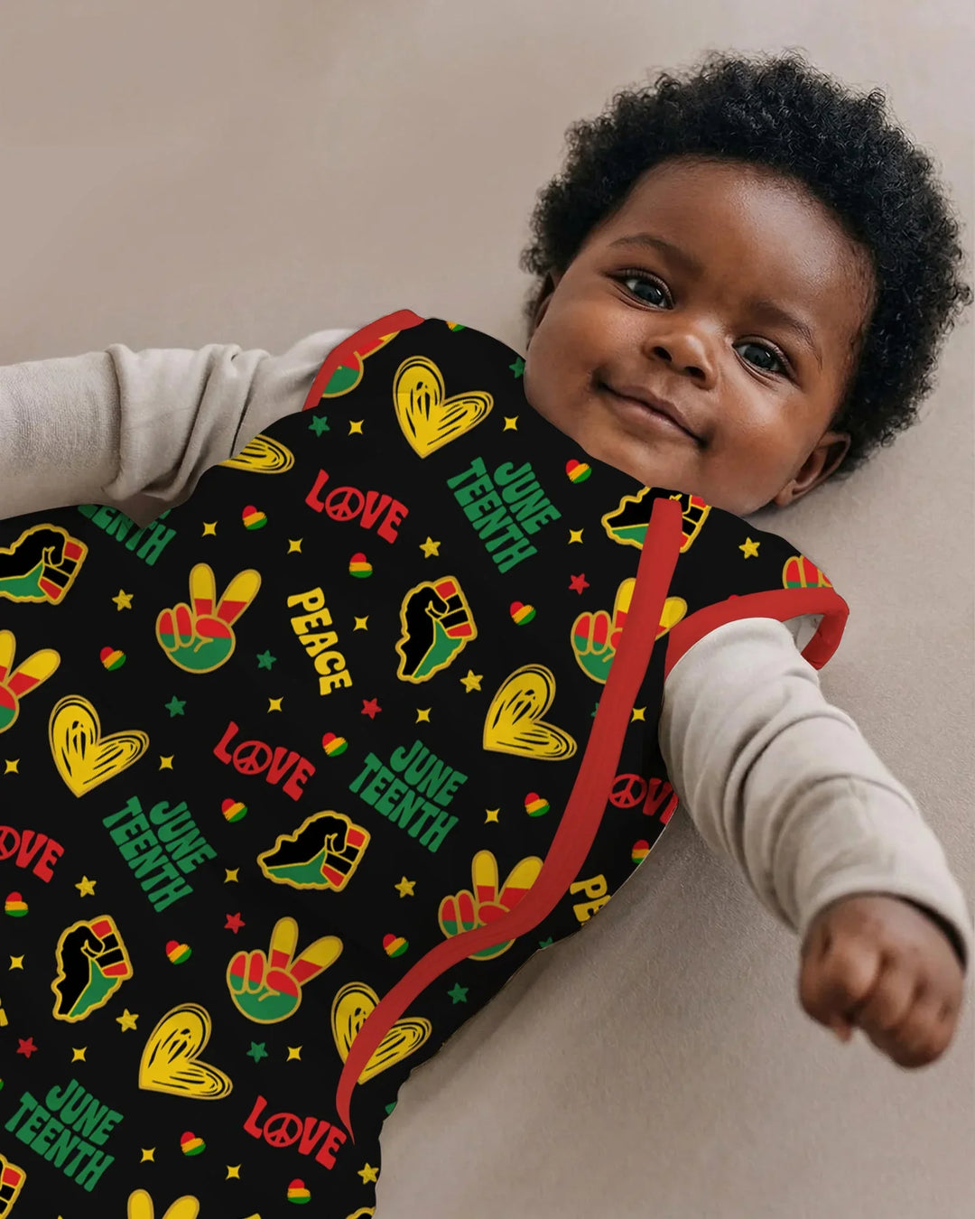 Peace Love Juneteenth Bamboo Sleep Bag