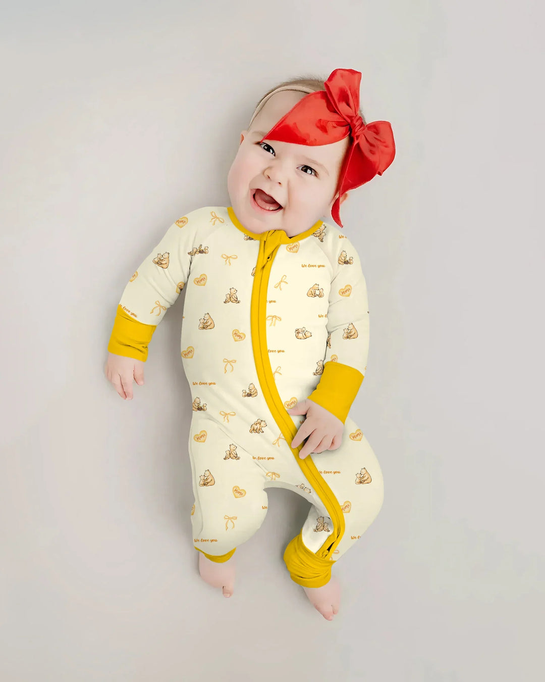 Sweat Yellow Mama Bear Convertible Zippy