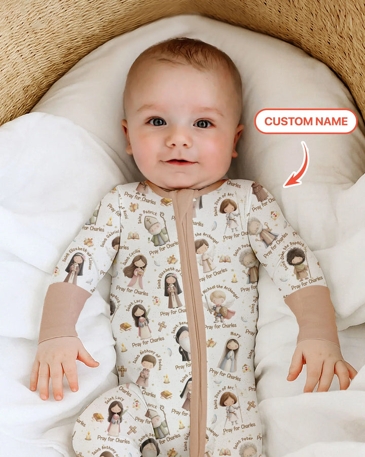 Pray For Me Custom Name Bamboo Convertible Zippy