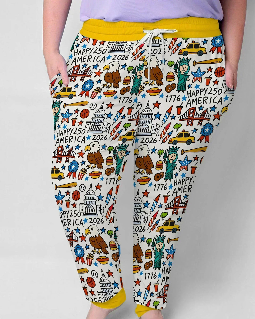 Doodle America 250th Anniversary Family Bamboo Women Pajama Set