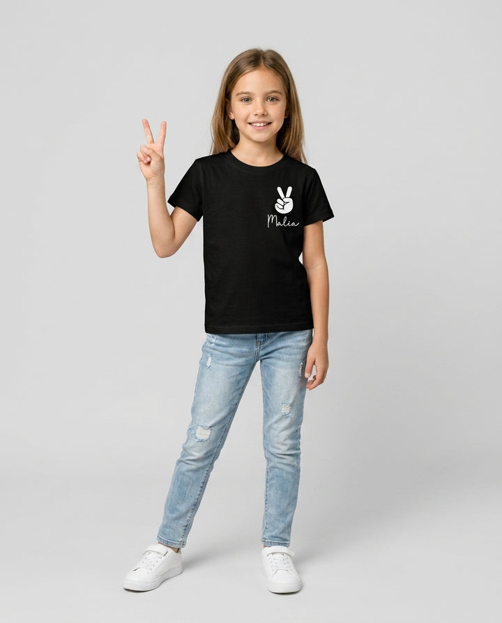 Custom Name First Day of School 2026 Bamboo Crewneck T-Shirt