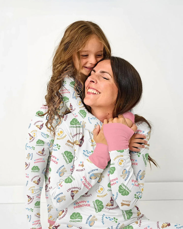 Happy Passover Matching Family Bamboo Women Pajama Set
