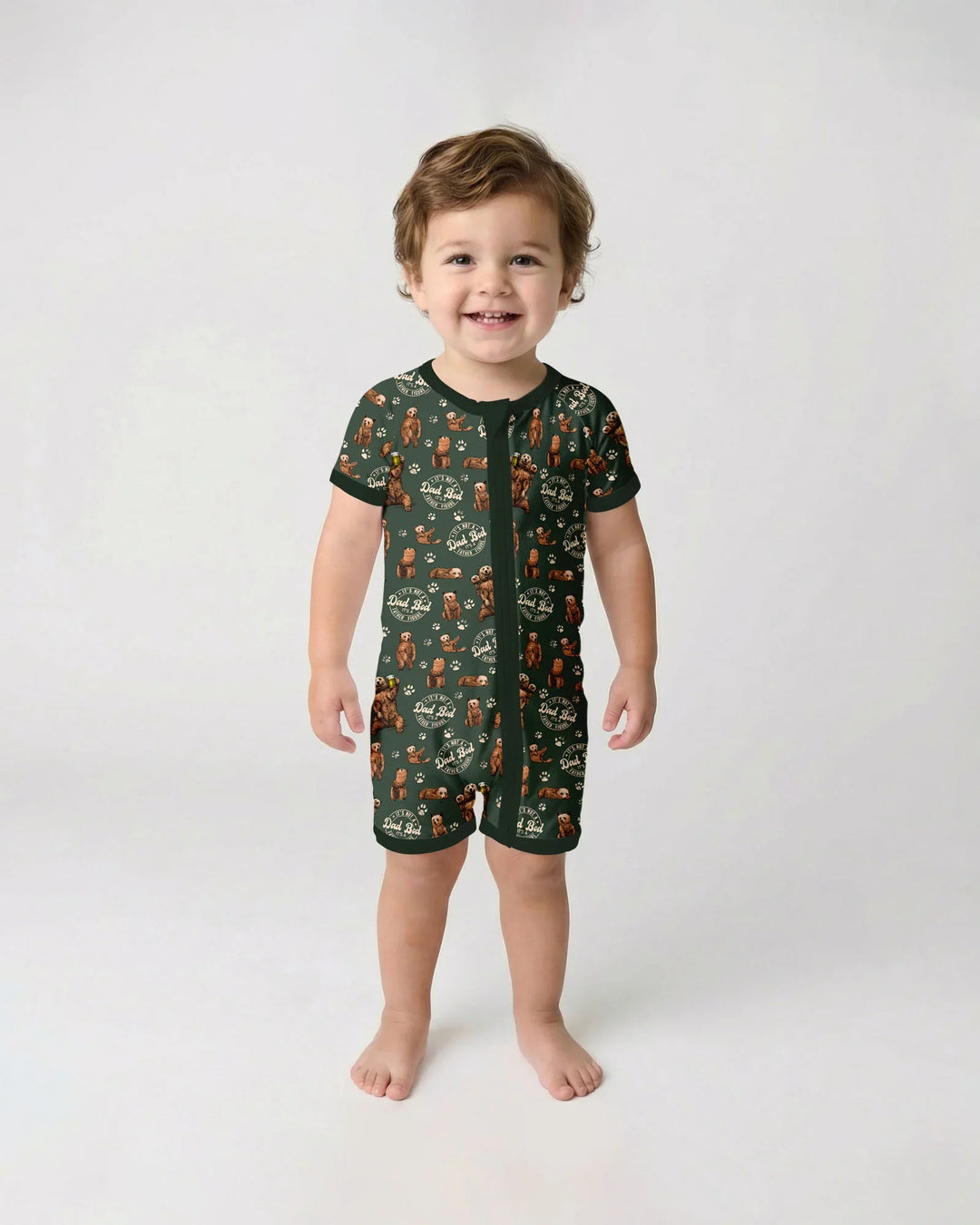Daddy Bear It's Not A Dad Bod Bamboo Shorty Zippy