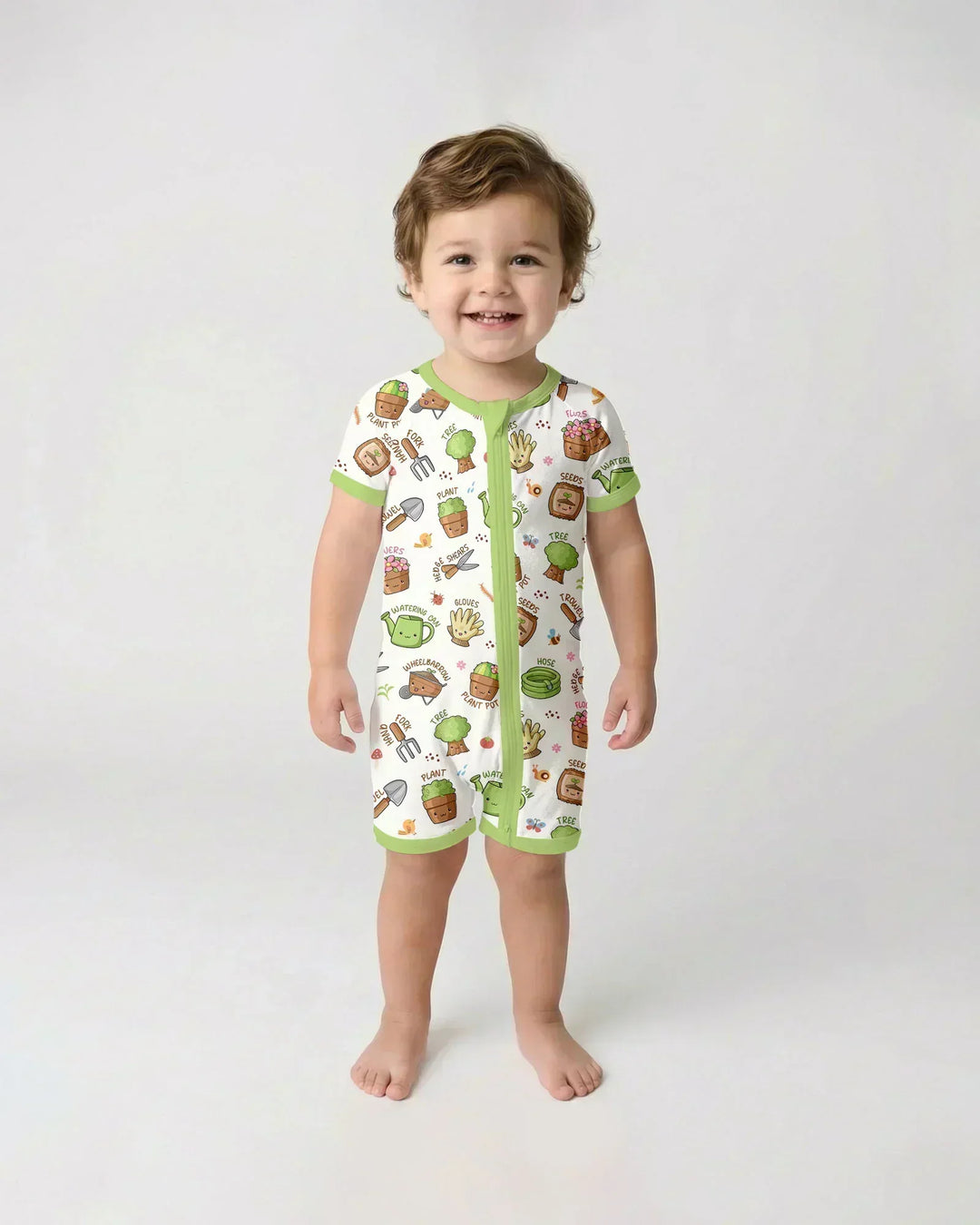 Kawaii Garden Crew Bamboo Shorty Zippy