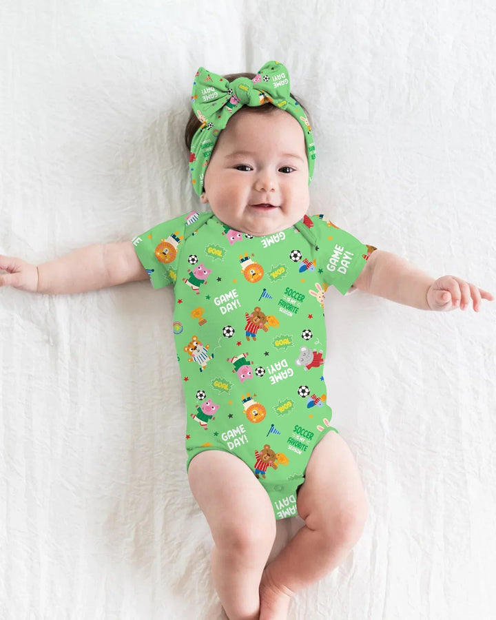 The World Cup Soccer Animals Bamboo Bodysuit