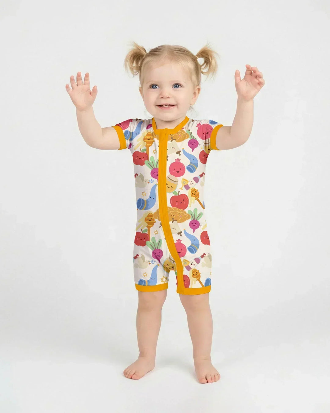 Shana Tova Rosh Hashanah Bamboo Shorty Zippy