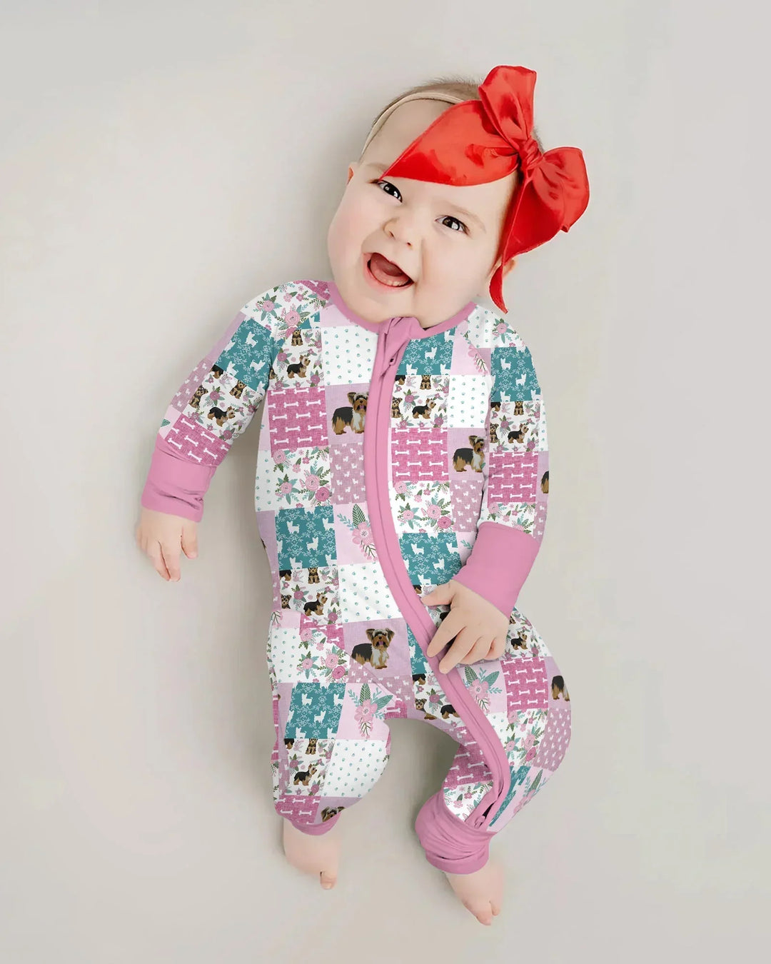 Floral Yorkie Grace Bamboo Convertible Zippy