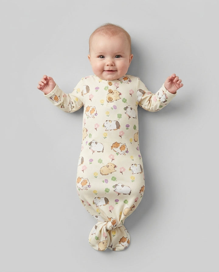 Guinea Pig Garden Bamboo Knot Gown