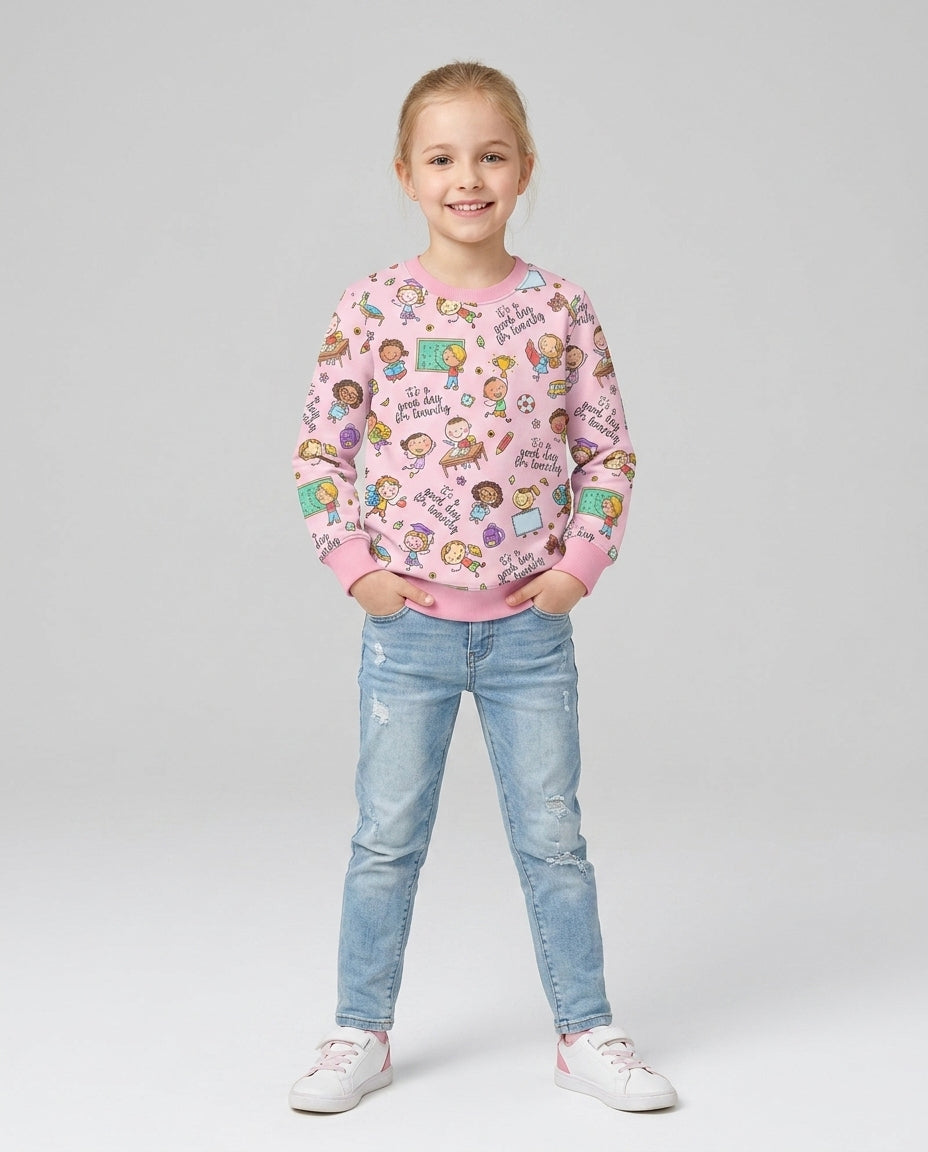 Little Learners Adventure Bamboo Crewneck Sweatshirt