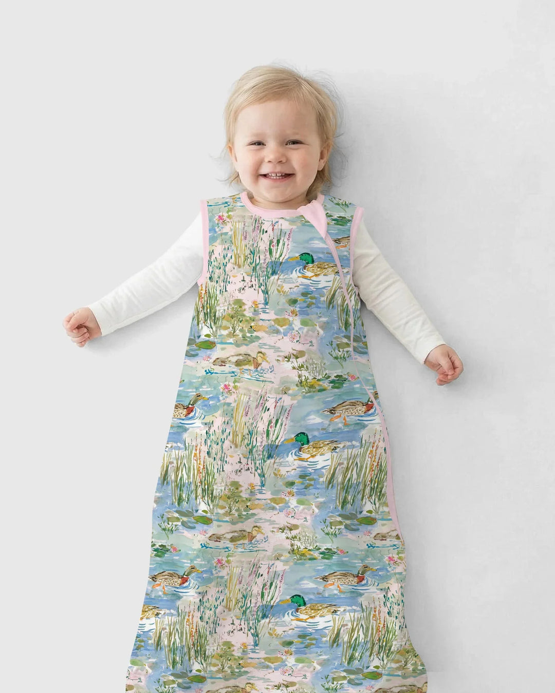 Watercolor Mallard Duck Bamboo Sleep Bag