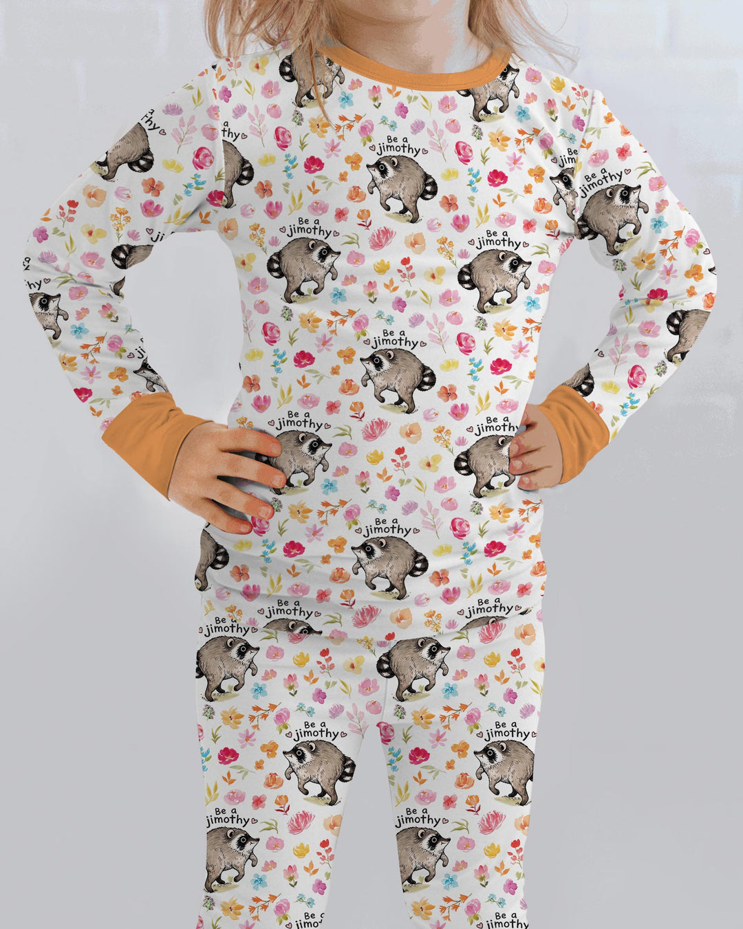 Template Bamboo Two Piece Long Sleeve Pyjamas Set