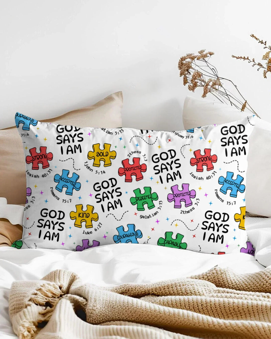 All Pieces Belong Bamboo Pillow Case